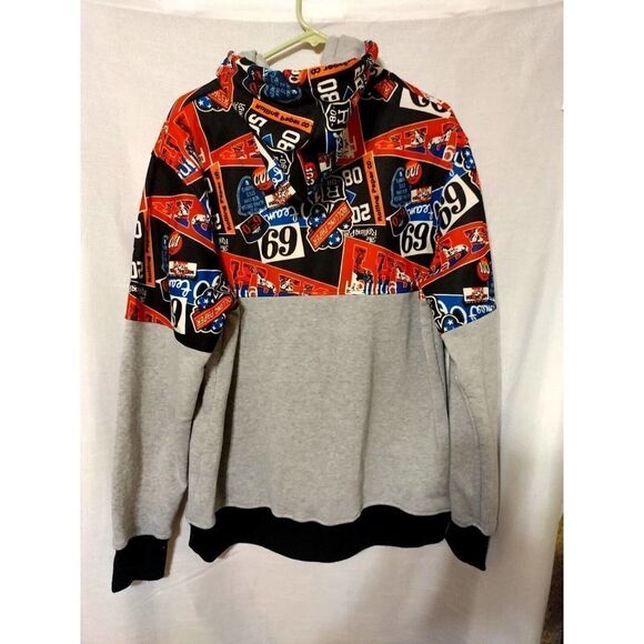 Rolling Paper Co. Decorative Hoodie Men's XL Gray Multiple Road Style Designs - Picture 6 of 6